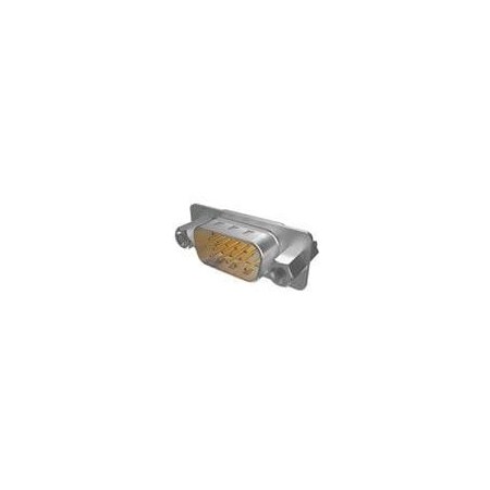 Fci D Subminiature Connector, 15 ContactS, Male, 0.09 Inch Pitch, Solder Terminal, No 4-40, Receptacle 10090928-P156VLF